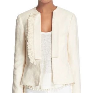 Cream Derek Lam 10 Crosby Fringe Blazer